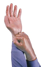 Ansell Medium Clear Dura-Touch® Vinyl Disposable Gloves (100 Gloves Per Box)
