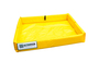 UltraTech 48" X 48" X 6" Ultra-Containment Yellow PVC Berm With Mini Foam Wall Model (Duck Pond)