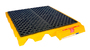 UltraTech 52" X 56 5/8" X 5 3/4" Ultra-Spill Decks P4 Bladder System Yellow Polyethylene