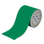 Brady® 4" X 100' Green 8 mil Polyester ToughStripe® Floor Marking Tape