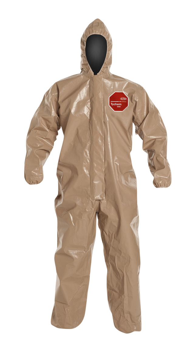 Protective Yellow Chemical Hazmat Coverall Suit W/ Hood 2xl for sale online 