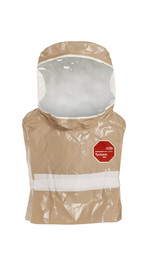 DuPont™ Tan Tychem® 5000, 18 mil Chemical Protective Hood With Visor