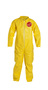 DuPont™ X-Large Yellow Tychem® 2000, 10 mil Chemical Protective Coveralls With Open Wrists And Ankles