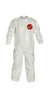 DuPont™ Medium White Tychem® 4000, 12 mil Chemical Protective Coveralls With Elastic Wrists And Ankles