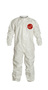 DuPont™ 5X White Tychem® 4000, 12 mil Chemical Protective Coveralls With Elastic Wrists And Ankles