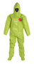 DuPont™ 5X Yellow Tychem® 10000, 28 mil Chemical Protective Coveralls With Respirator Fitting Hood, Elastic Wrists And Attached Socks