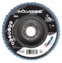 Weiler® Wolverine™ 4" X 5/8" 36 Grit Type 29 Flap Disc