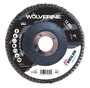 Weiler® Wolverine™ 5" X 7/8" 40 Grit Type 29 Flap Disc