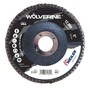 Weiler® Wolverine™ 5" X 7/8" 60 Grit Type 29 Flap Disc