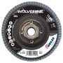 Weiler® Wolverine™ 4 1/2" X 5/8" - 11 60 Grit Type 27 Flap Disc