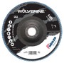 Weiler® Wolverine™ 7" X 7/8" 40 Grit Type 27 Flap Disc