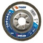 Weiler® Tiger® 4 1/2" X 7/8" 80 Grit Type 29 Flap Disc