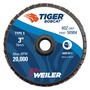 Weiler® Tiger® Bobcat 3" X 1/4" 60 Grit Type 29 Flap Disc