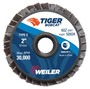 Weiler® Tiger® Bobcat 2" X Type S Mount 60 Grit Type 27 Flap Disc