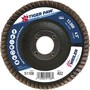 Weiler® Tiger Paw™ 4 1/2" X 7/8" 40 Grit Type 27 Flap Disc