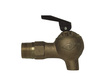 Justrite® 3/4" NPT Yellow Brass Safety Faucet