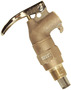 Justrite® 3/4" NPT Yellow Brass Safety Drum Faucet