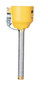 Justrite® 1" OD X 14" L Yellow Polyethylene Funnel