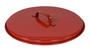 Justrite® 9 3/4" OD" Red Galvanized Steel Drain Can Cover