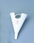 Justrite® 3/4" Dia X 6" L White Polyethylene Pour Funnel