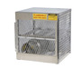 Justrite® 30" W X 33 1/2" H X 32" D" Silver Aluminum Storage Locker