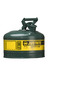 Justrite® 1 Gallon Green Galvanized Steel Safety Can