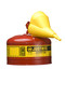Justrite® 2 1/2 Gallon Red Galvanized Steel Safety Can