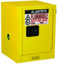 Justrite® 4 Gallon Yellow Sure-Grip® EX 18 Gauge Cold Rolled Steel Safety Cabinet