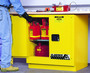 Justrite® 22 Gallon Yellow Sure-Grip® EX 18 Gauge Cold Rolled Steel Safety Cabinet