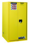 Justrite® 96 Gallon Yellow Sure-Grip® EX 18 Gauge Cold Rolled Steel Safety Cabinet