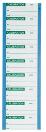 Brady® 5/8" X 1 1/2" Green/White Laser Toner-Receptive Polyester Label (364 Per Pack) "CALIBRATED BY: DATE: DUE"