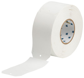 Brady® 6" X 3" White Polyethylene Tag (500 Per Roll)