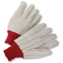 Protective Industrial Products Large Natural 18 oz Nap In Cotton and Polyester Double Palm Hot Mill Gloves With Knit Wrist