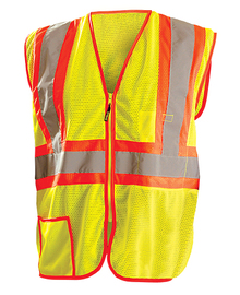 OccuNomix 2X Hi-Viz Yellow Mesh/Polyester Vest