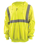 OccuNomix 3X Hi-Viz Yellow Polyester/Fleece Sweatshirt