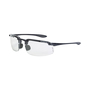Radians ES4 Half Frame Shiny Pearl Gray Safety Glasses With Clear Polycarbonate Hard Coat Lens