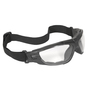 Radians Cuatro™ Full Frame Black Safety Glasses With Clear AF Polycarbonate Anti-Fog Lens