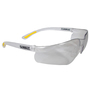 GLASSES SAFETY CONTRACTOR PRO PROTECTIVE I/O FRAME I/O LENS DEWALT DISTORTION FREE RUBBER-TIPPED TEMPLES 99.9% UV PROTECTION