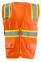 OccuNomix 4X Hi-Viz Orange Polyester Vest