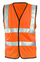 OccuNomix Medium Hi-Viz Orange Polyester/Mesh Vest