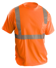 OccuNomix 3X Hi-Viz Orange Polyester T-Shirt/Shirt