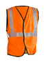 OccuNomix Large Hi-Viz Orange Modacrylic/Aramid Vest