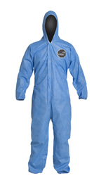 DuPont™ Large Blue ProShield® 10 Disposable Coveralls With Hood