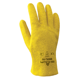 SHOWA™ Size 10 Heavy Duty PVC Full Hand Coated Work Gloves With Cotton Liner And Slip-On Cuff