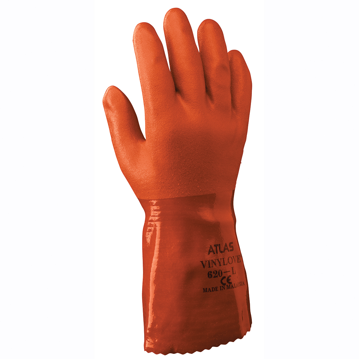 14 Length Medium Chemical Resistant SHOWA 3414  Neoprene Coated Glove Cotton Interlock Liner 14 Length Showa Best Glove Inc 3414-09 Pack of 12 Pairs