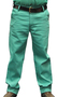 Stanco Safety Products™ 40" X 30" Green Cotton Flame Resistant Pants With Zipper Closure