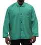 Stanco Safety Products™ 6X Green Cotton Flame Resistant Jacket With Snap Closure