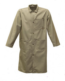 Stanco Safety Products™ 2X Tan Indura® Cotton Flame Resistant Lab Coat