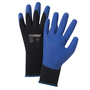 Protective Industrial Products Large G-Tek® PosiGrip® 15 Gauge Blue PVC Palm And Finger Coated Work Gloves With Black Nylon Liner And Knit Wrist