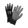 Protective Industrial Products Large G-Tek® PosiGrip® 13 Gauge Black Polyurethane Palm And Finger Coated Work Gloves With Black Nylon Liner And Knit Wrist